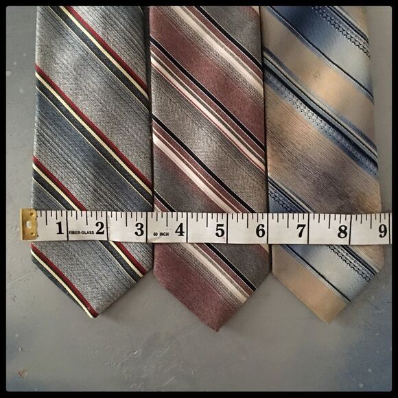 Vtg Mervyn’s Men’s Collection 3” Striped … - Picture 2 of 4